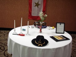 Our Missing Man "fallen Brothers" table