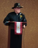 Gene Smith giving the History of the Rock.